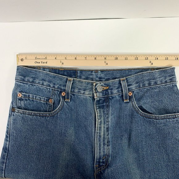 Vtg Levis 505 Red Tab USA Jeans Men Sz 34x36 - Picture 8 of 10